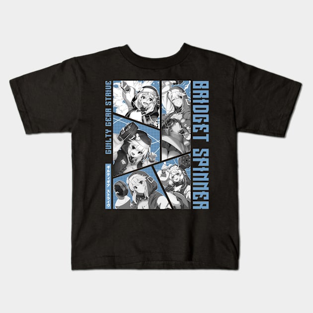 Bridget Guilty Gear Kids T-Shirt by 1001 Artwork